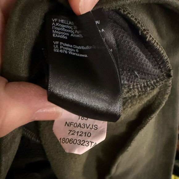 The Northface Full Zip Down Hooded Jacket Men's Size Small Green Black Multi - Picture 8 of 9